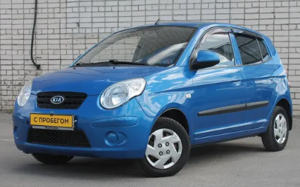 Дефлекторы окон (ветровики) Kia Picanto I 5d 2003-2010/Morning 5d 2007-2011 (Киа Пиканто) Кобра Тюнинг